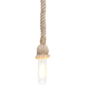 Lampa wisząca w stylu vintage z liny konopnej 1m [22250000728]
